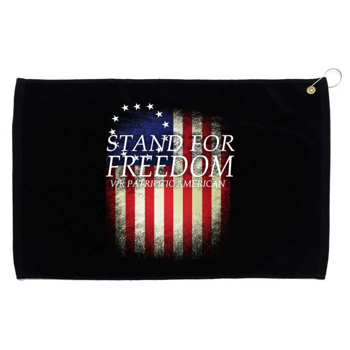 Stand For Freedom Grommeted Golf Towel