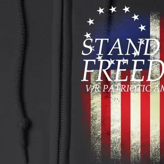 Stand For Freedom Full Zip Hoodie