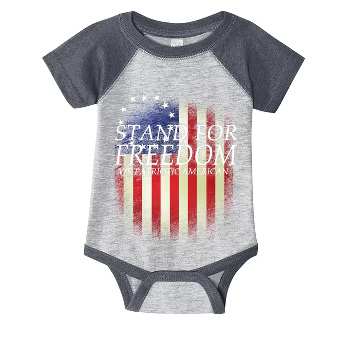 Stand For Freedom Infant Baby Jersey Bodysuit