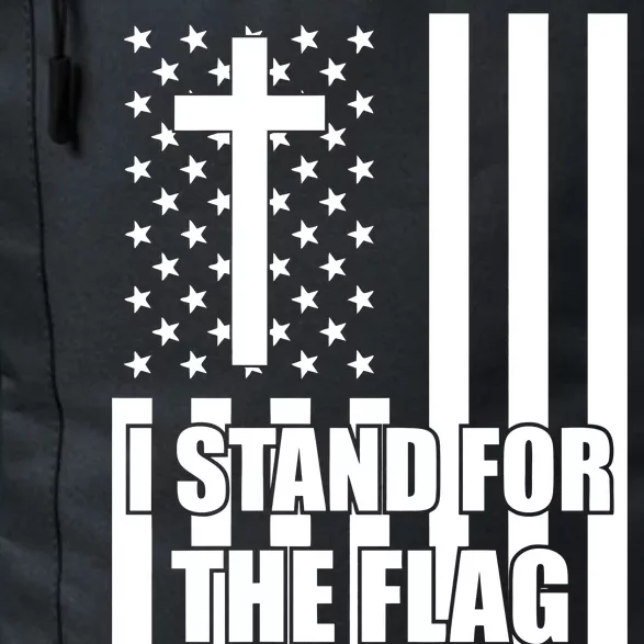 Stand For the Flag and Kneel for the Cross USA Flag Daily Commute Backpack