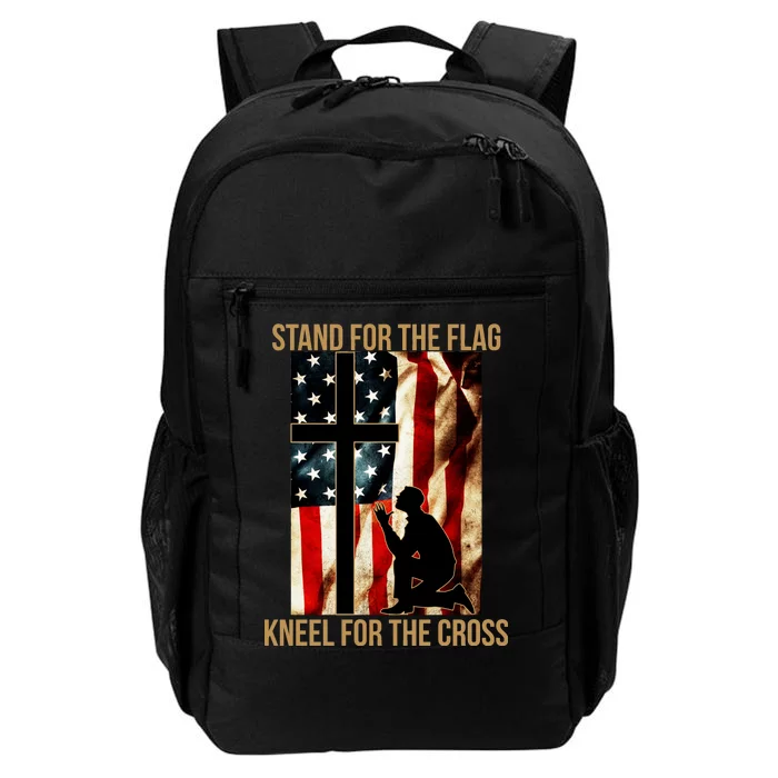 Stand For the Flag Kneel for the Cross Daily Commute Backpack