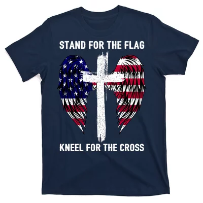 MLB Baseball Chicago Cubs Stand For Flag Kneel For The Cross Shirt