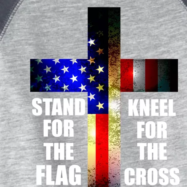 Stand For the Flag Kneel for the Cross USA FLAG Toddler Fine Jersey T-Shirt