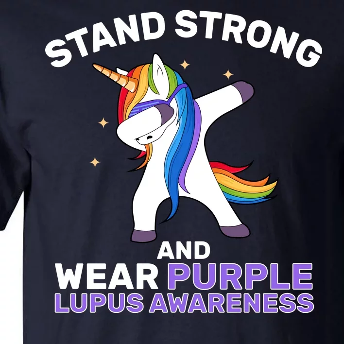 Stand Strong Wear Purple Lupus Awareness Tall T-Shirt