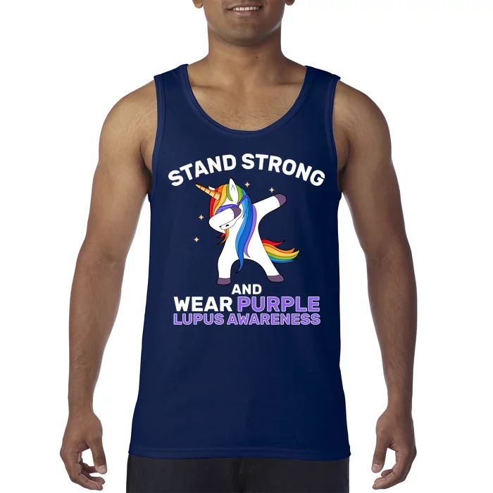 Stand Strong Wear Purple Lupus Awareness Tank Top