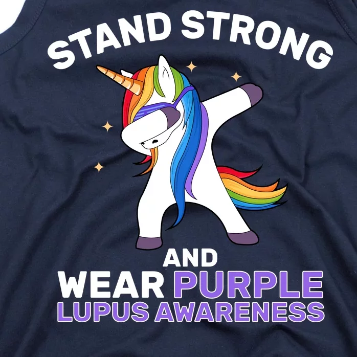 Stand Strong Wear Purple Lupus Awareness Tank Top