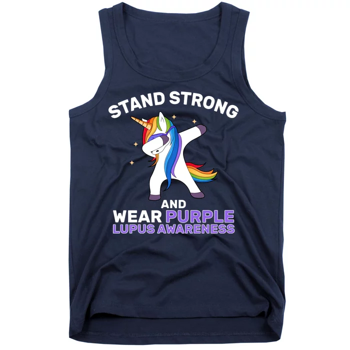 Stand Strong Wear Purple Lupus Awareness Tank Top