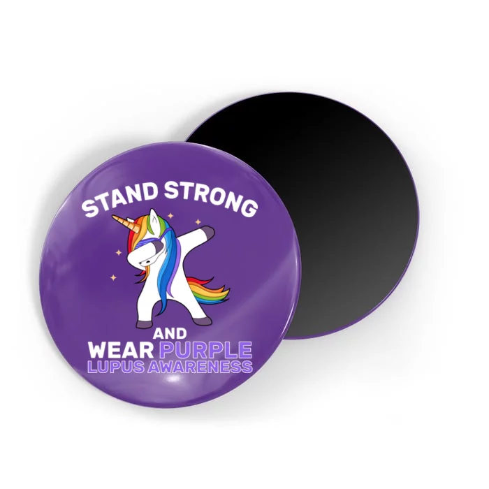 Stand Strong Wear Purple Lupus Awareness Magnet