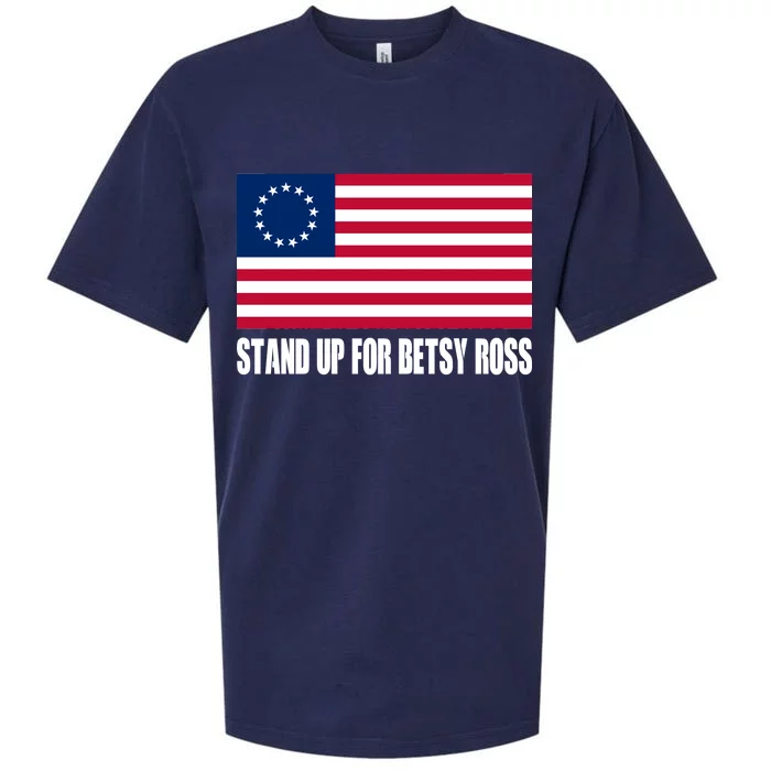 Stand Up For Betsy Ross First American Flag Sueded Cloud Jersey T-Shirt