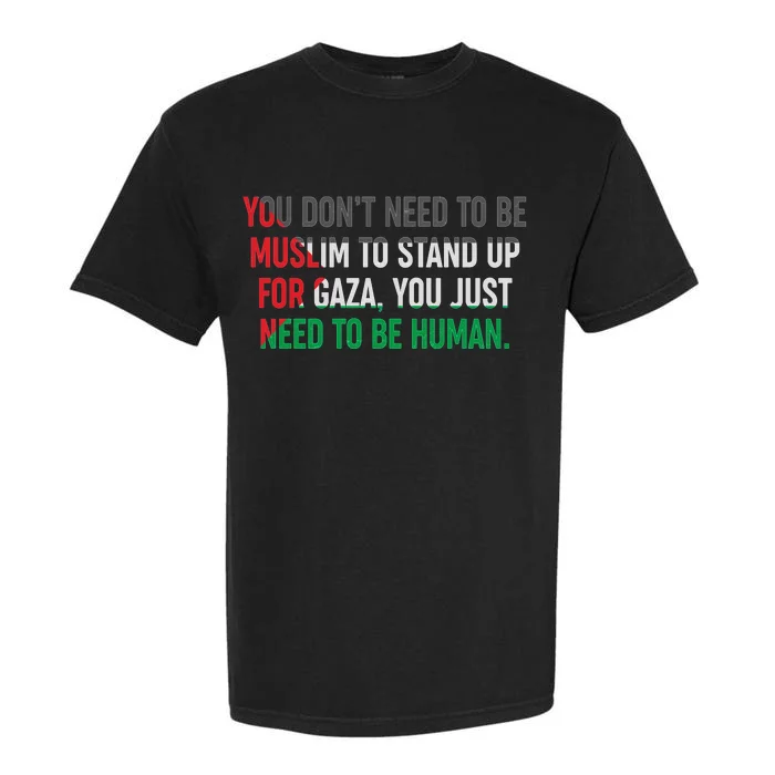 Stand Up For Gaza, Free Palestine Garment-Dyed Heavyweight T-Shirt