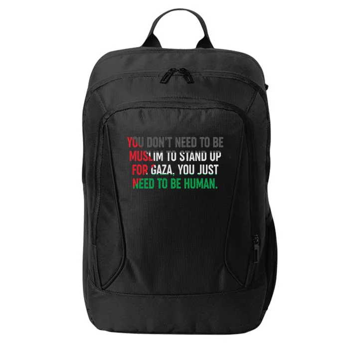 Stand Up For Gaza, Free Palestine City Backpack