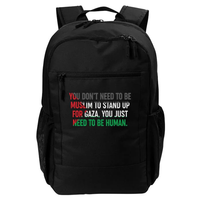 Stand Up For Gaza, Free Palestine Daily Commute Backpack