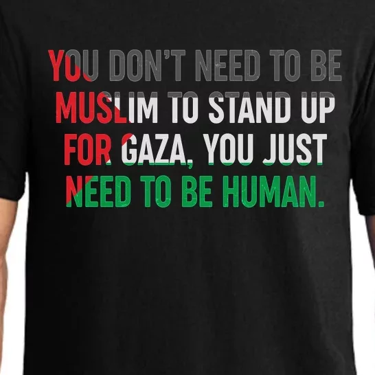 Stand Up For Gaza, Free Palestine Pajama Set