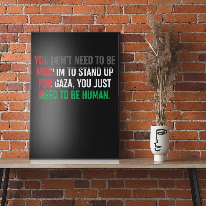 Stand Up For Gaza, Free Palestine Poster