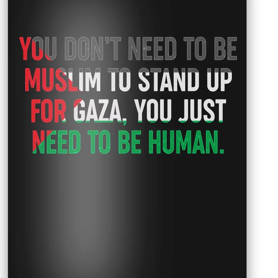 Stand Up For Gaza, Free Palestine Poster