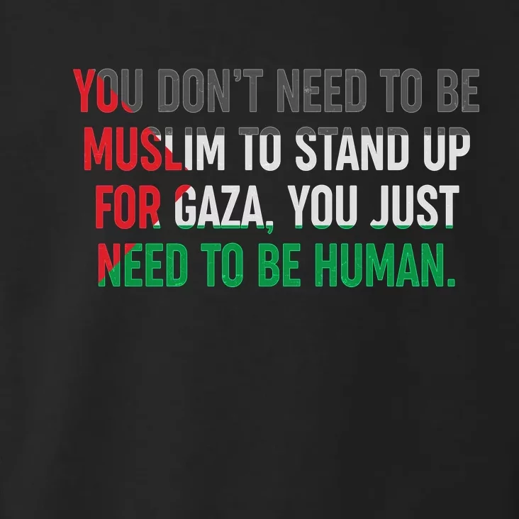 Stand Up For Gaza, Free Palestine Toddler Hoodie