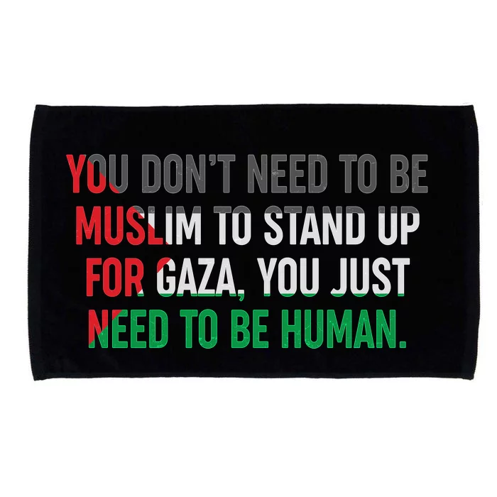 Stand Up For Gaza, Free Palestine Microfiber Hand Towel