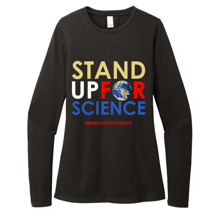 Stand Up For Science March For Science Earth Day Womens CVC Long Sleeve Shirt