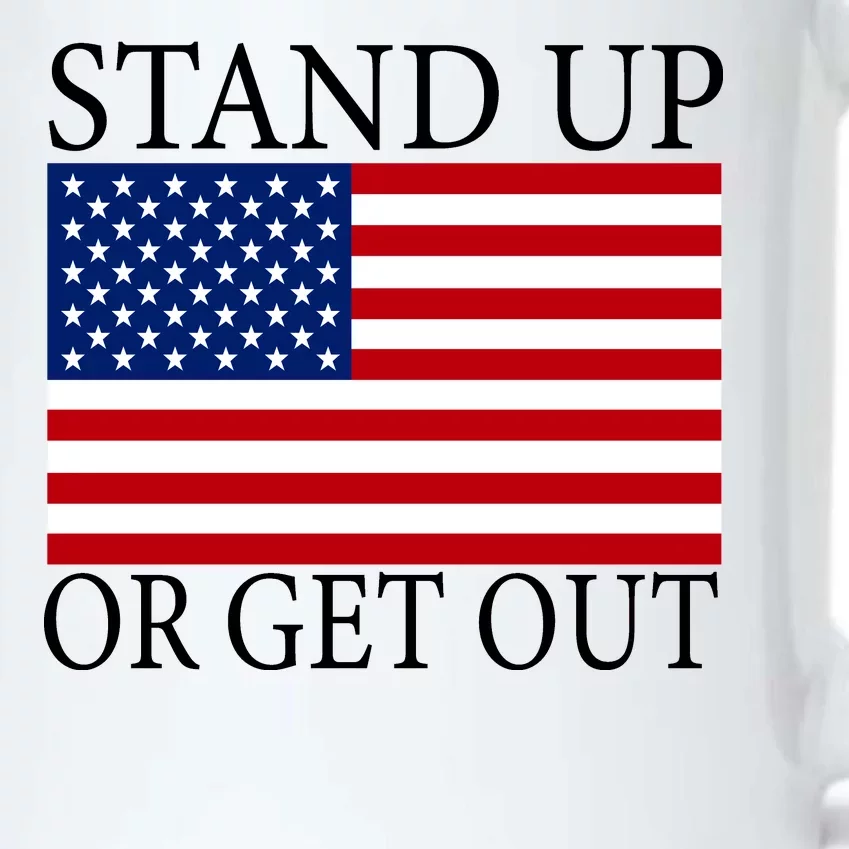 Stand Up Or Get Out Black Color Changing Mug