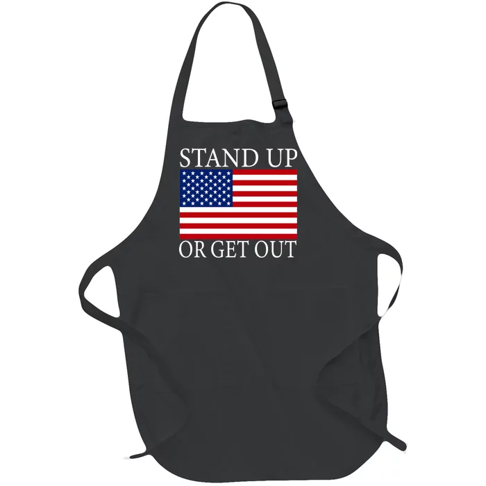 Stand Up Or Get Out Full-Length Apron With Pocket