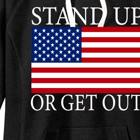 Stand Up Or Get Out Women's Fleece Hoodie