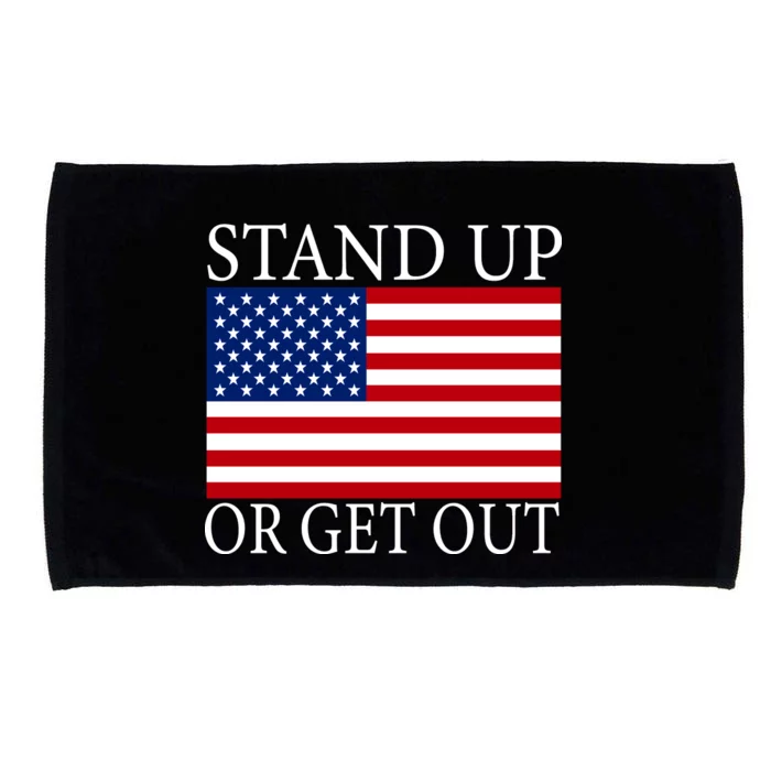 Stand Up Or Get Out Microfiber Hand Towel