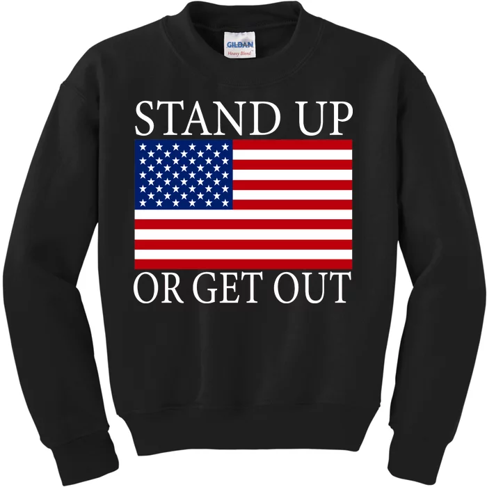 Stand Up Or Get Out Kids Sweatshirt