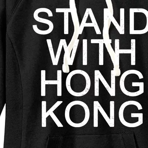 Stand With Hong Kong Women's Fleece Hoodie