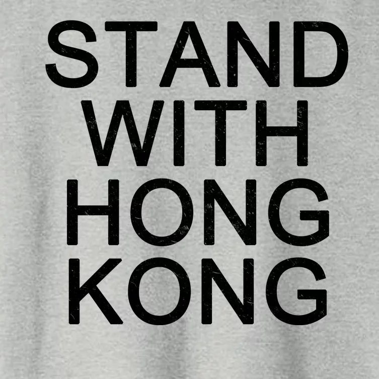 Stand With Hong Kong Women's Crop Top Tee