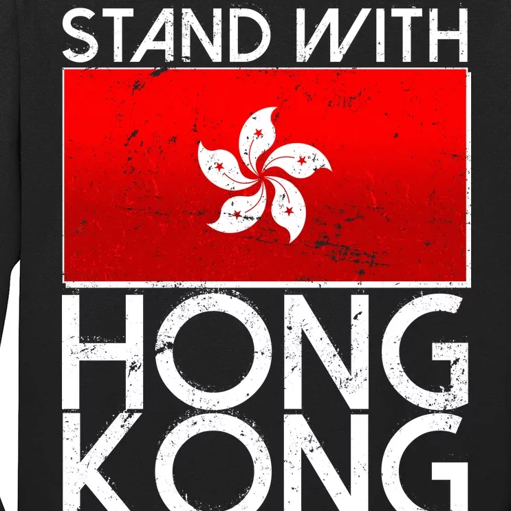 Stand With Hong Kong Pro Democracy Long Sleeve Shirt