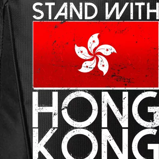 Stand With Hong Kong Pro Democracy City Backpack