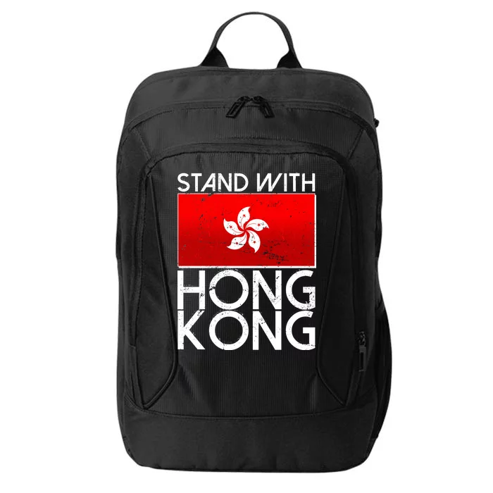 Stand With Hong Kong Pro Democracy City Backpack