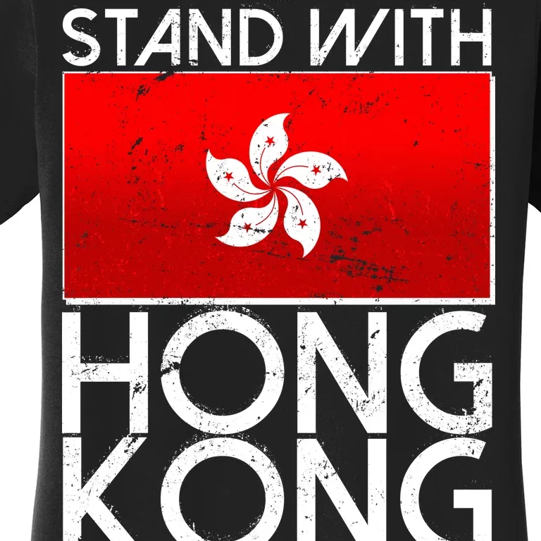 Stand With Hong Kong Pro Democracy Women's T-Shirt