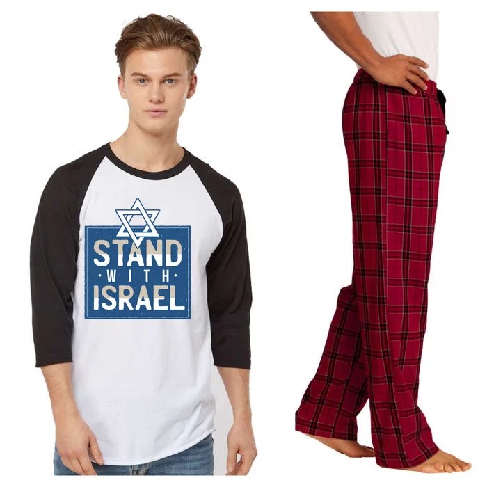 Stand With Israel Raglan Sleeve Pajama Set