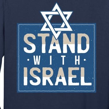 Stand With Israel Tall Long Sleeve T-Shirt