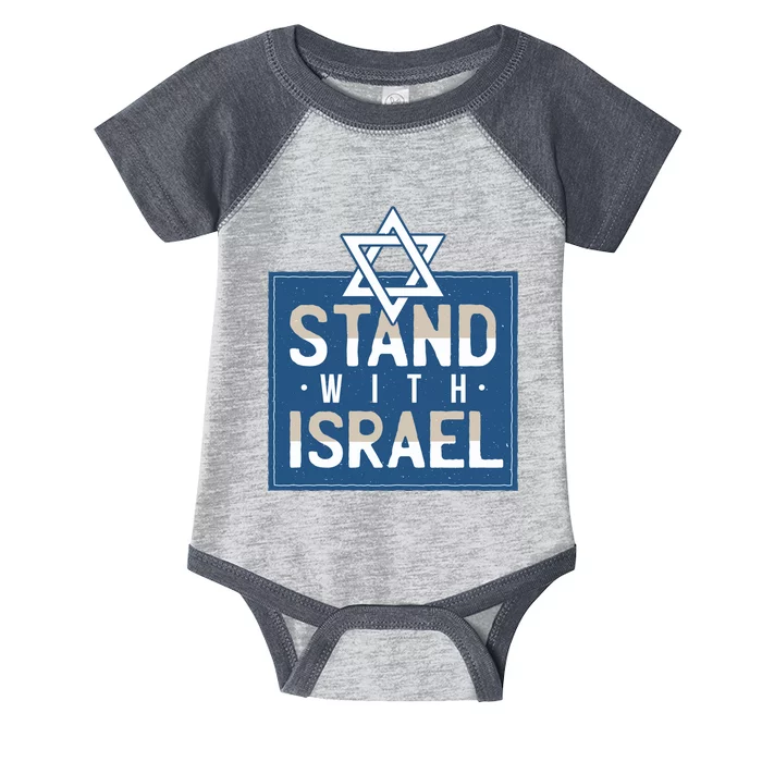 Stand With Israel Infant Baby Jersey Bodysuit