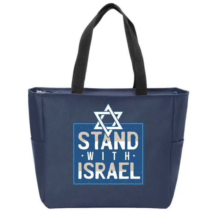 Stand With Israel Zip Tote Bag