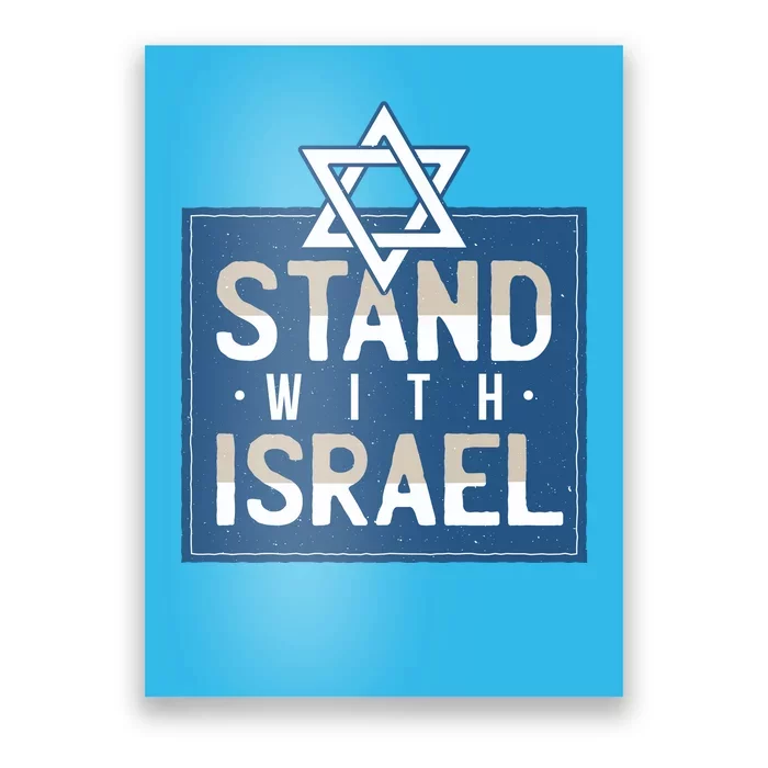 Stand With Israel Poster