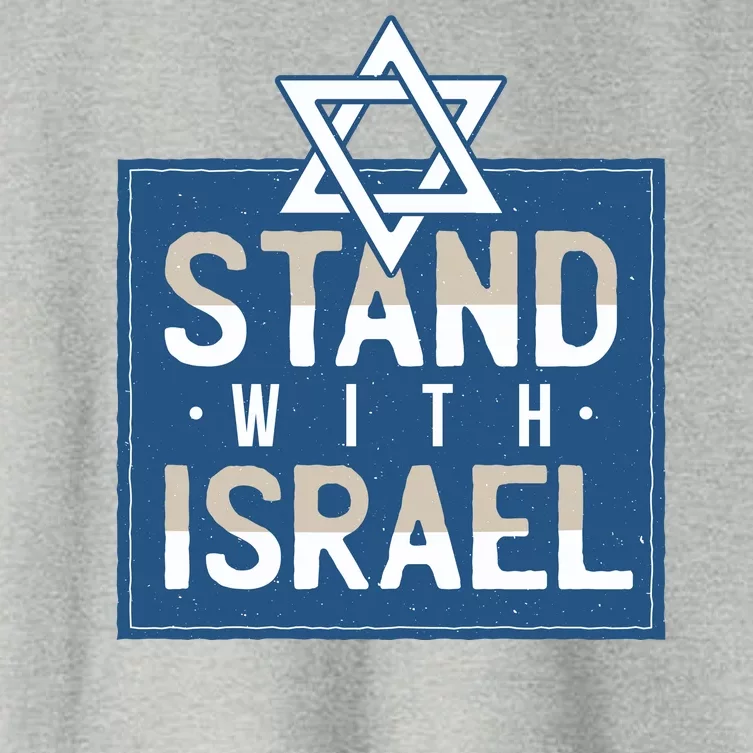 Stand With Israel Women's Crop Top Tee