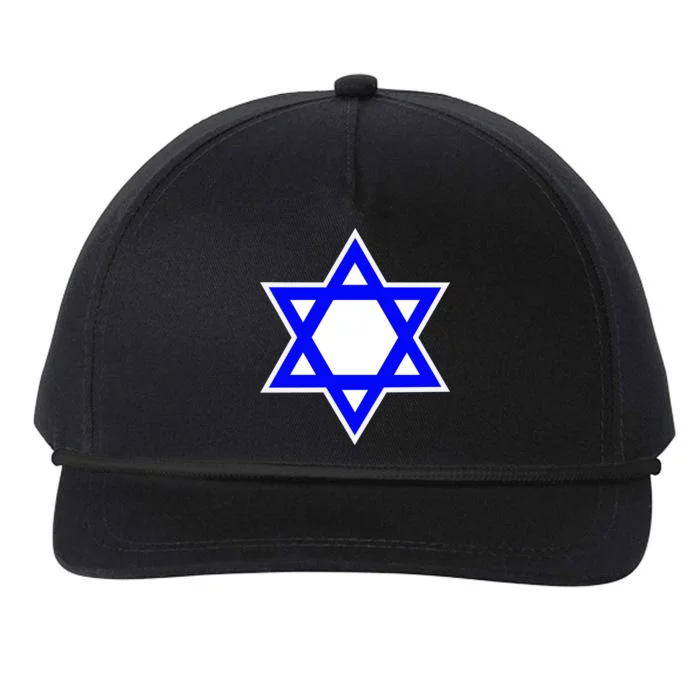 Star of David Snapback Five-Panel Rope Hat