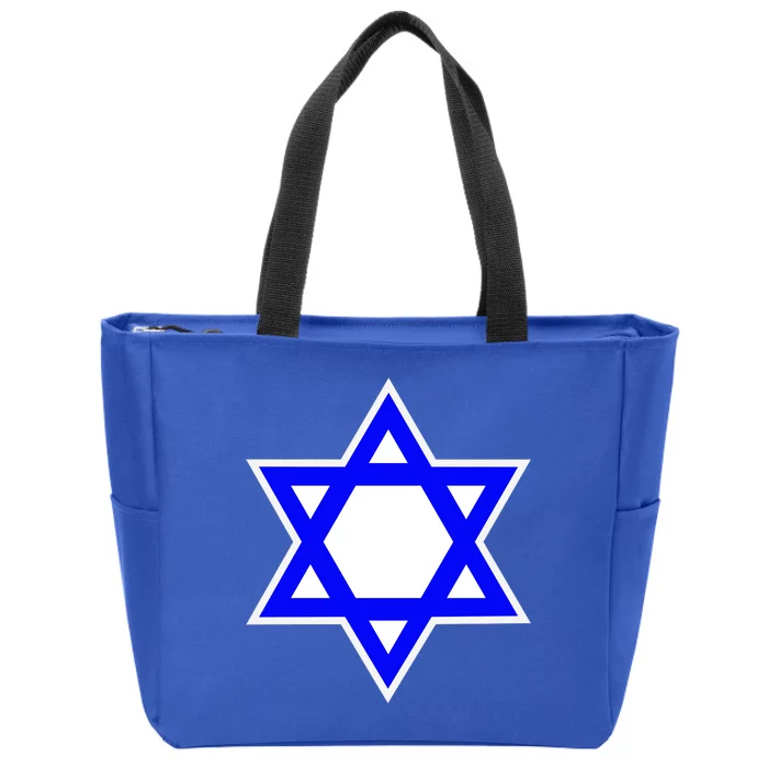 Star of David Zip Tote Bag