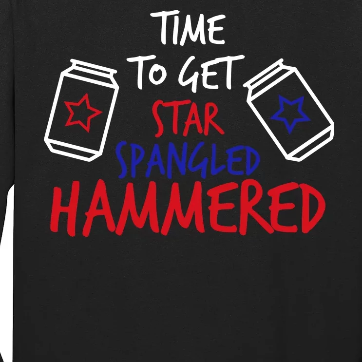 Star Spangled Hammered Long Sleeve Shirt