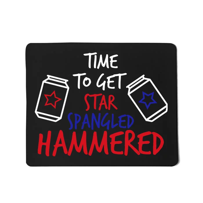 Star Spangled Hammered Mousepad