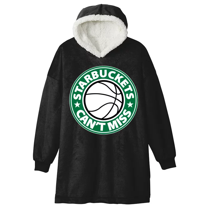 Starbuckets Can't Miss Basketball Hooded Wearable Blanket