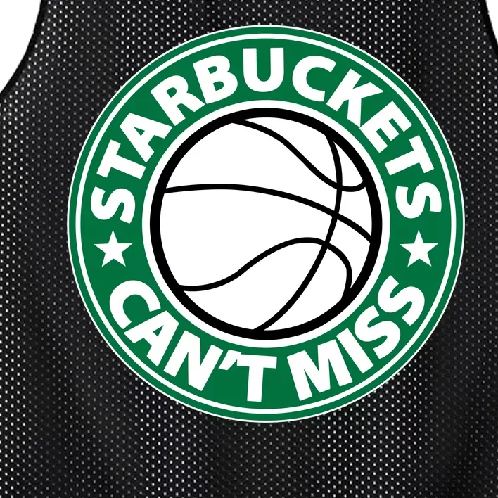 Starbuckets Can't Miss Basketball Mesh Reversible Basketball Jersey Tank