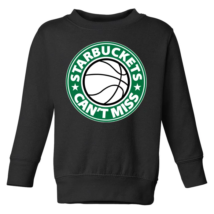 Starbuckets Can't Miss Basketball Toddler Sweatshirt