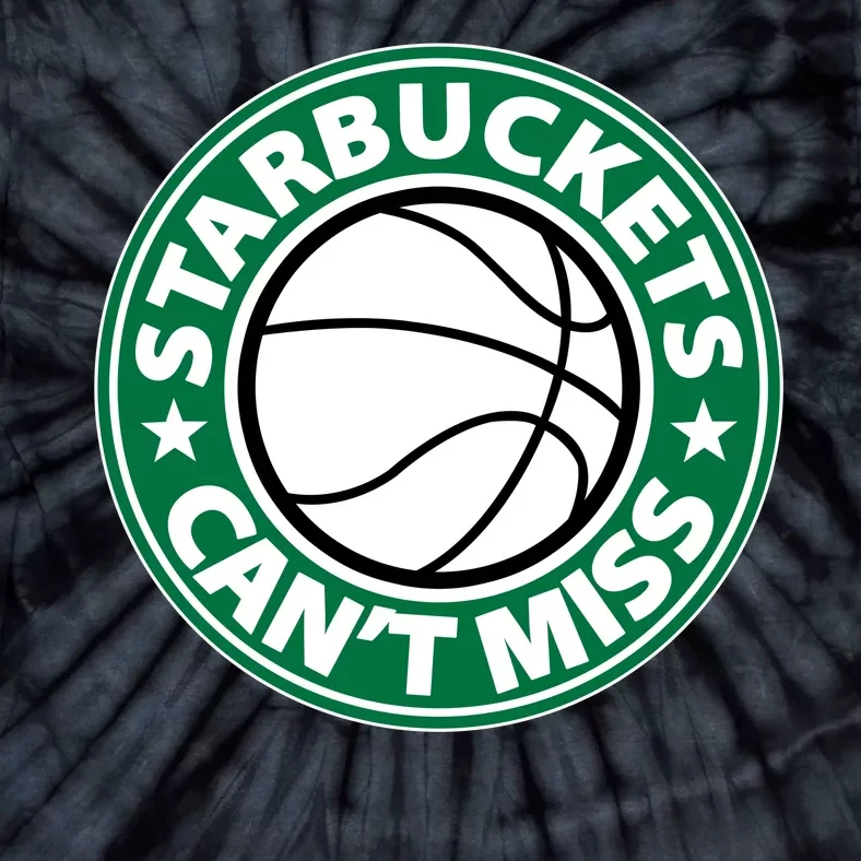 Starbuckets Can't Miss Basketball Tie-Dye T-Shirt