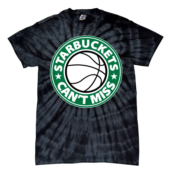 Starbuckets Can't Miss Basketball Tie-Dye T-Shirt