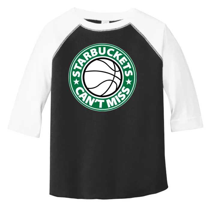 Starbuckets Can't Miss Basketball Toddler Fine Jersey T-Shirt