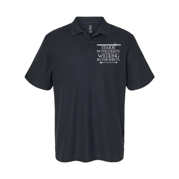 Stark In The Streets Wildling In The Sheets Softstyle Adult Sport Polo